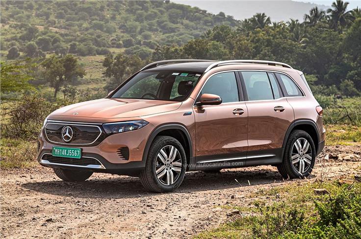 Mercedes-Benz EQB (December 02) -
The EQB launched as the brand&#8217;s third EV in India after the EQC and the EQS. 
